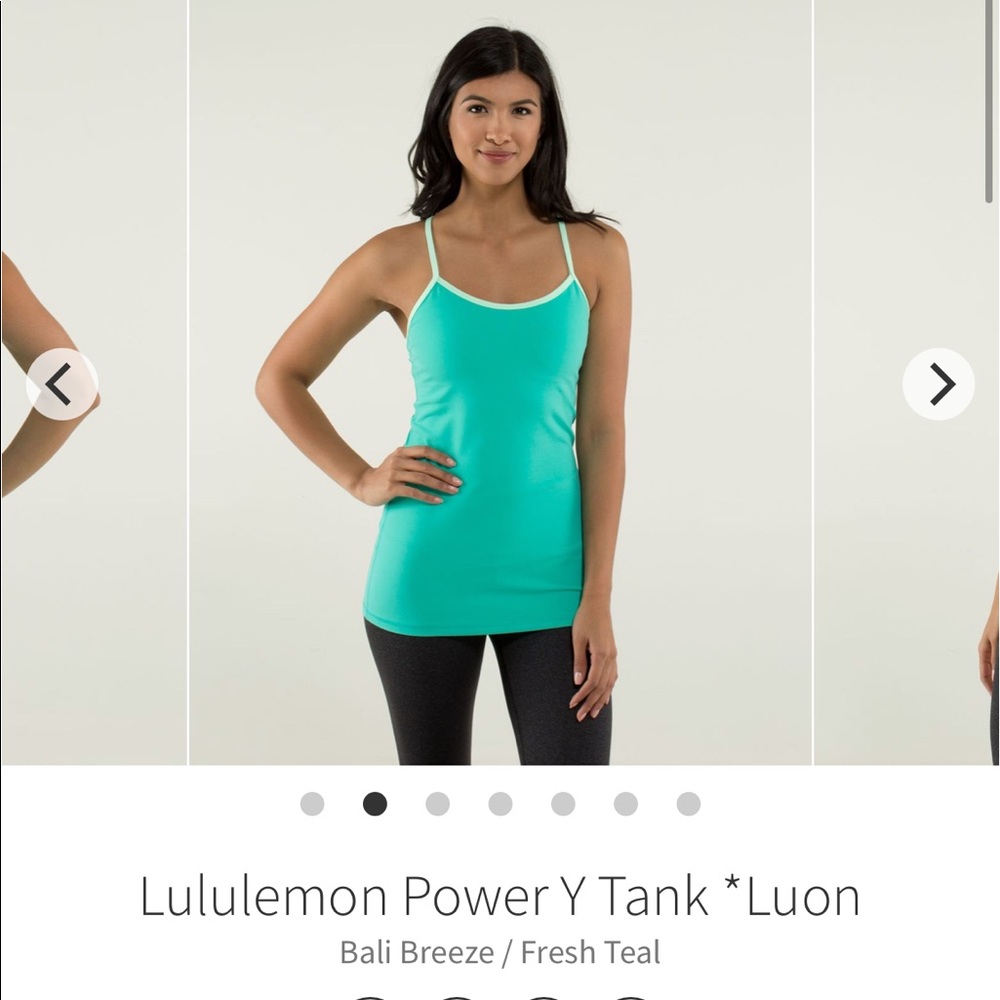 Lululemon Power Y Tank Top.